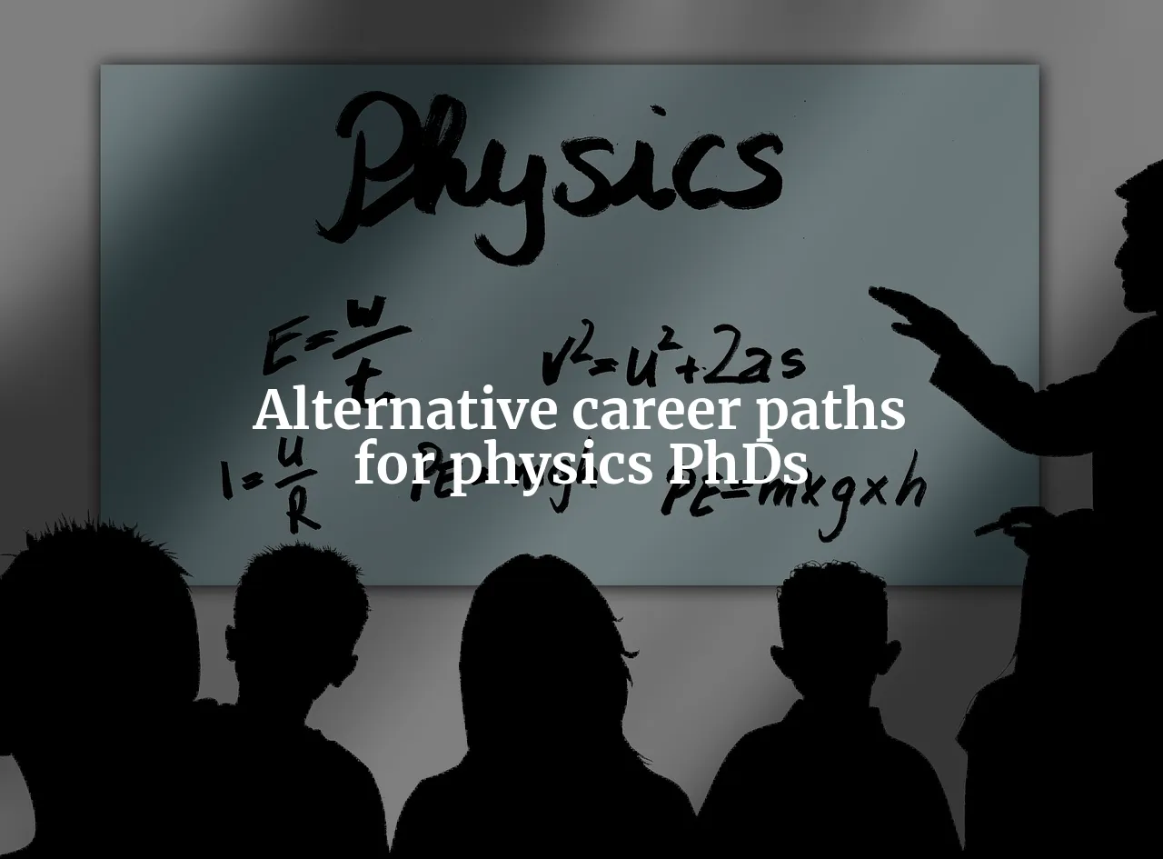 Beyond the Lab: Exploring Alternative Career Paths for Physics PhD Graduates