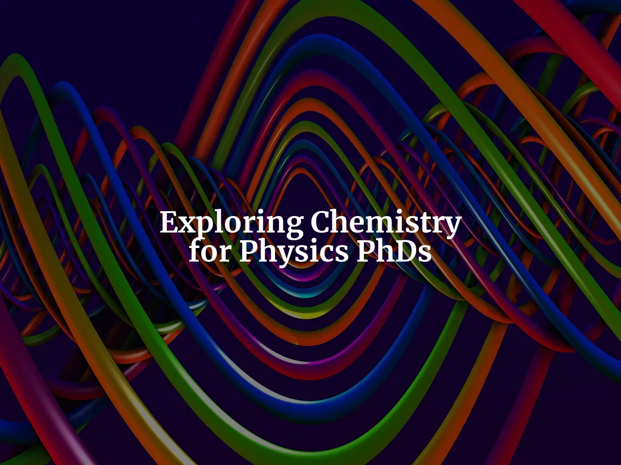 The Chemistry Connection: Exploring Interdisciplinary Research Opportunities for Physics PhD Students